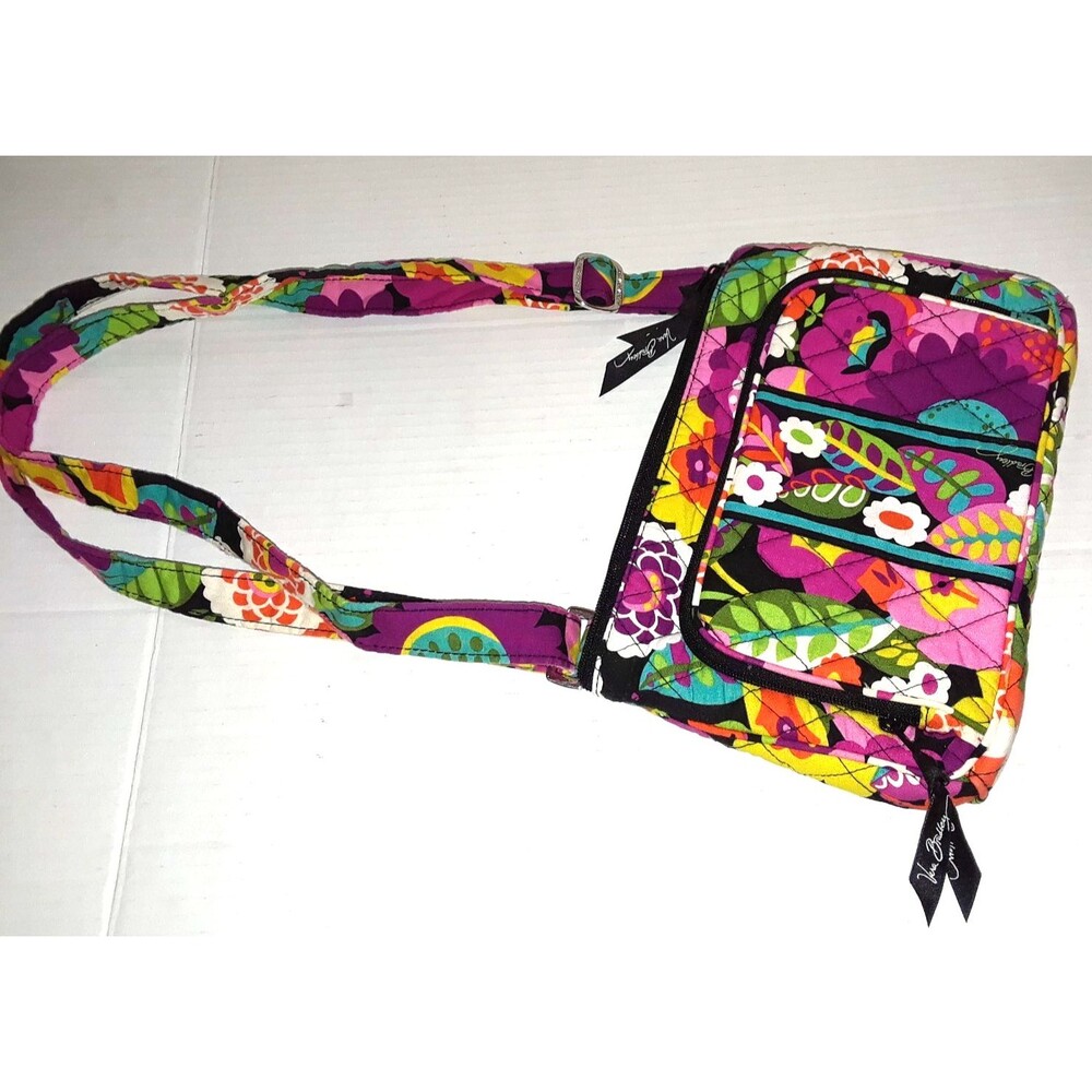 Vera Bradley CrossBody Purse Multi Color Floral Botanical